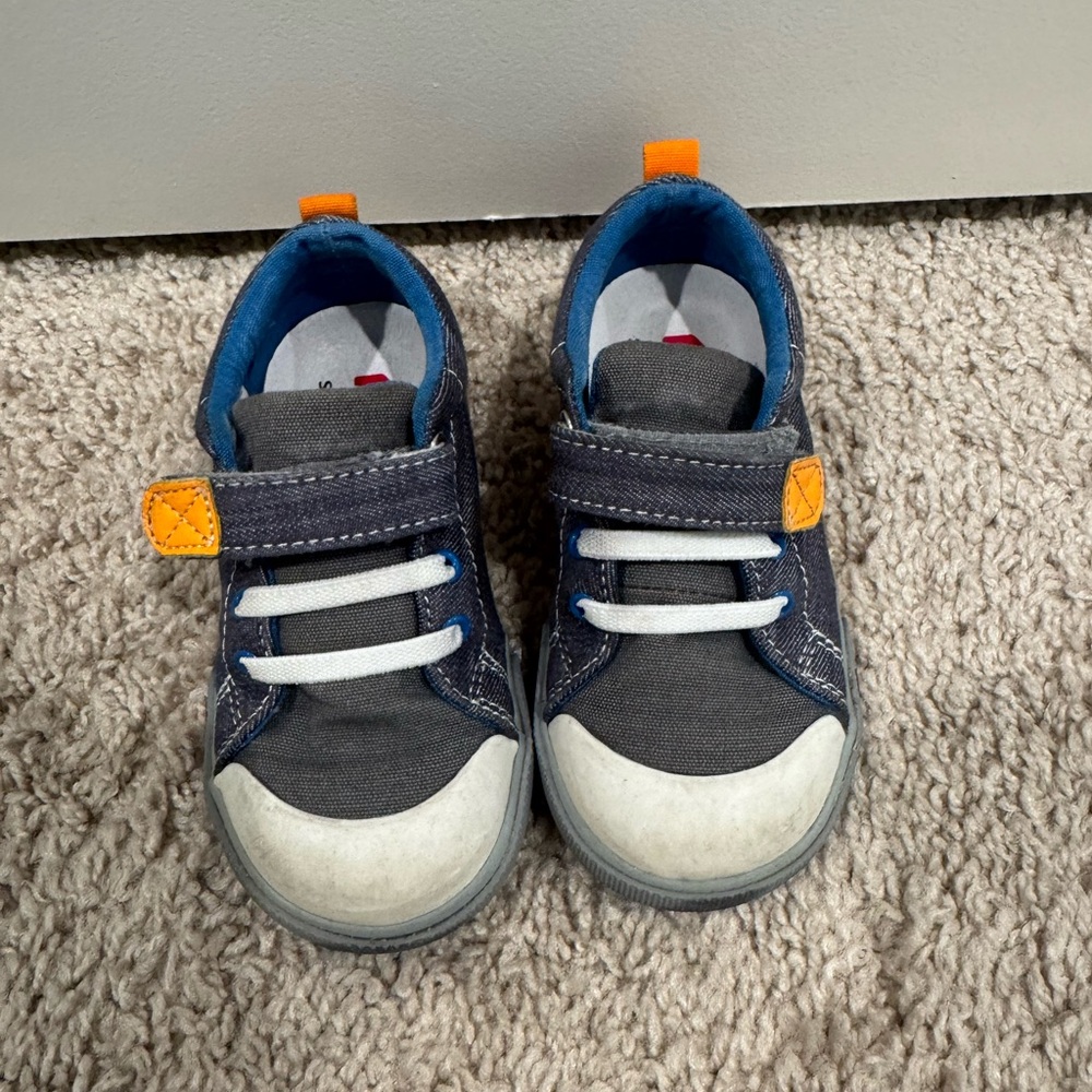 See Kai run toddler shoes Stevie denim size 8